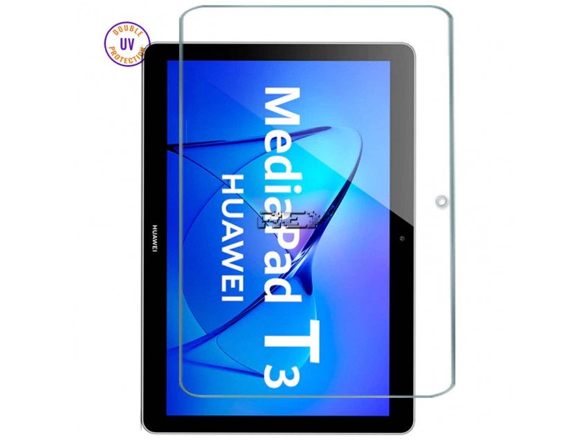 Protector Pantalla HUAWEI MEDIAPAD T3 10" Cristal Templado, Doble Protección UV