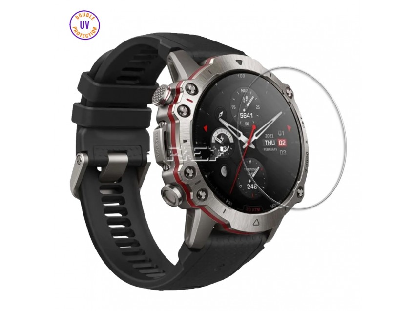 Protector AMAZFIT T-REX 3 Cristal Templado, Doble Protección UV