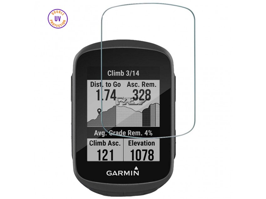 Protector GARMIN EDGE 130 Cristal Templado, Doble Protección UV