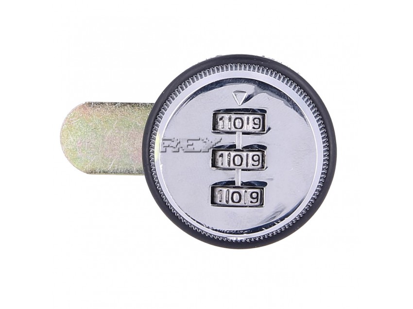Cerradura Bombín Candado de Seguridad Metálico con Combinación de 3 Pines, 46.2mm de profundidad, Plata