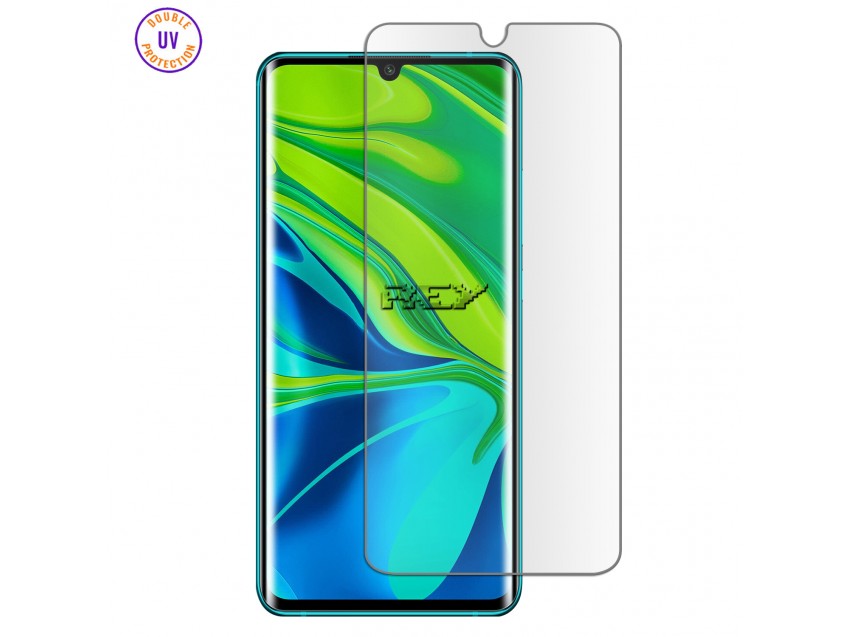 Protector Pantalla XIAOMI MI NOTE 10 Cristal Templado, Doble Protección UV