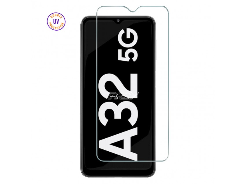 Protector Pantalla SAMSUNG GALAXY A32 5G Cristal Templado, Doble Protección UV
