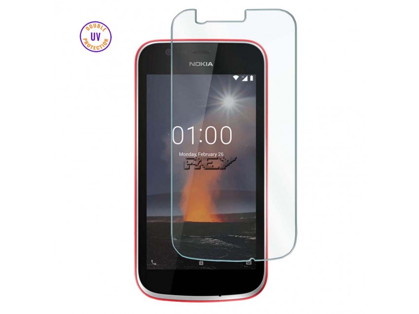Protector Pantalla NOKIA 1 Cristal Templado, Doble Protección UV