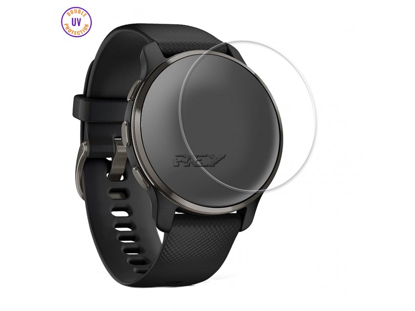 Protector GARMIN VENU 2 PLUS 43mm Cristal Templado, Doble Protección UV