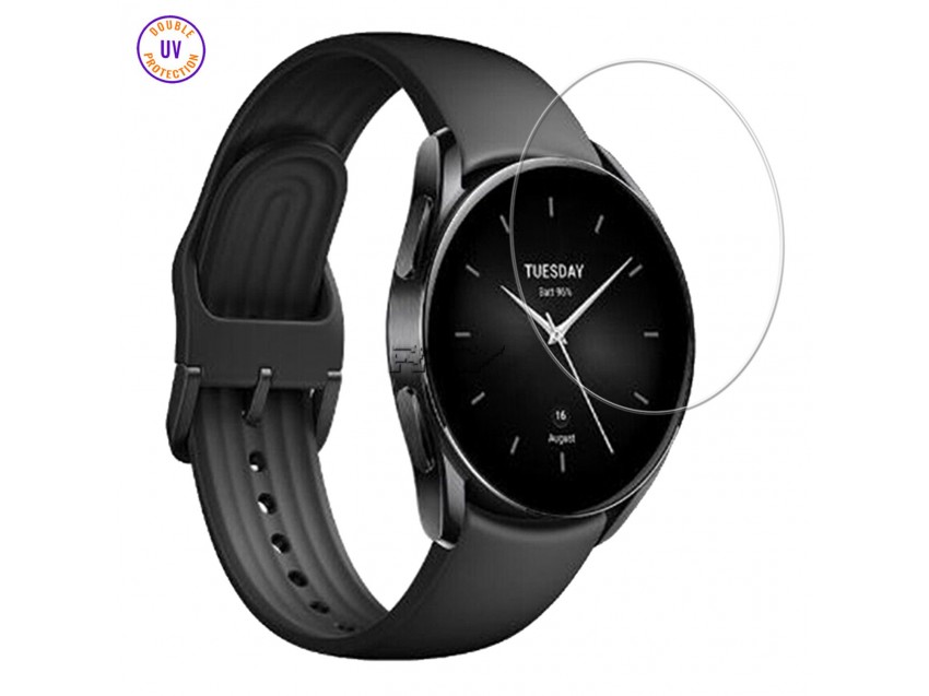 Protector XIAOMI WATCH S2 46MM Cristal Templado, Doble Protección UV