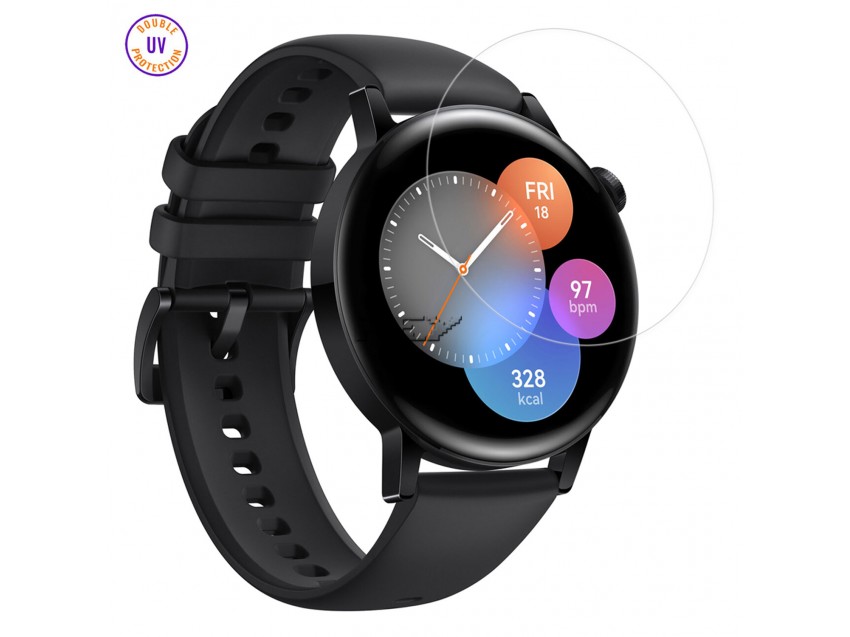 Protector HUAWEI WATCH GT 3 SE Cristal Templado, Doble Protección UV