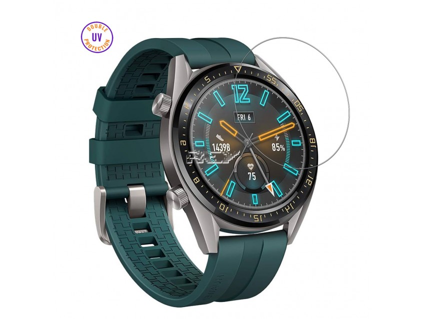 Protector HUAWEI WATCH GT ACTIVE 46mm Cristal Templado, Doble Protección UV