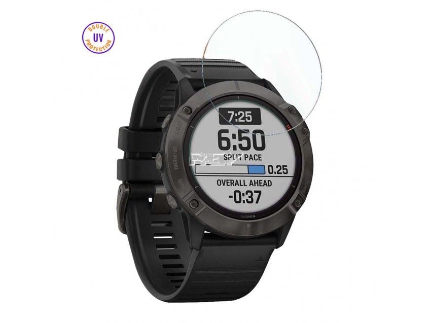 Protector GARMIN FENIX 6X PRO 51mm Cristal Templado, Doble Protección UV