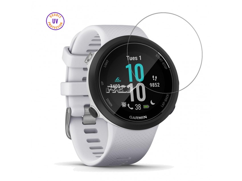Protector GARMIN SWIM 2 (33mm) Cristal Templado, Doble Protección UV