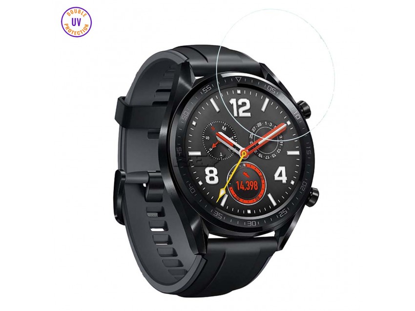 Protector HUAWEI WATCH GT 46mm Cristal Templado, Doble Protección UV