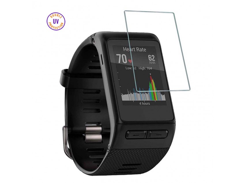 Protector GARMIN VIVOACTIVE HR mm Cristal Templado, Doble Protección UV