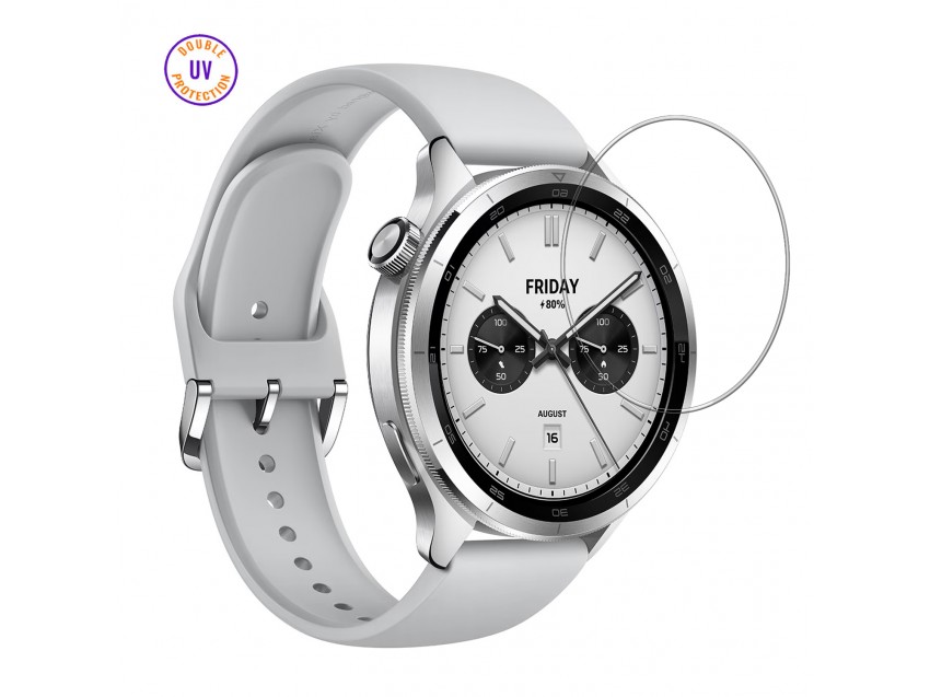 Protector XIAOMI WATCH S4 Cristal Templado, Doble Protección UV