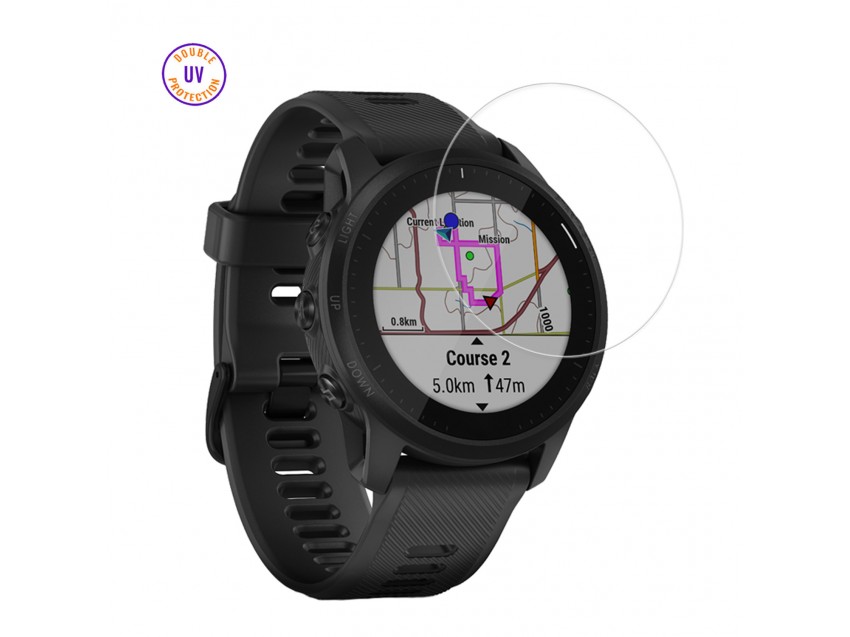 Protector GARMIN FORERUNNER 945 LITE Cristal Templado, Doble Protección UV
