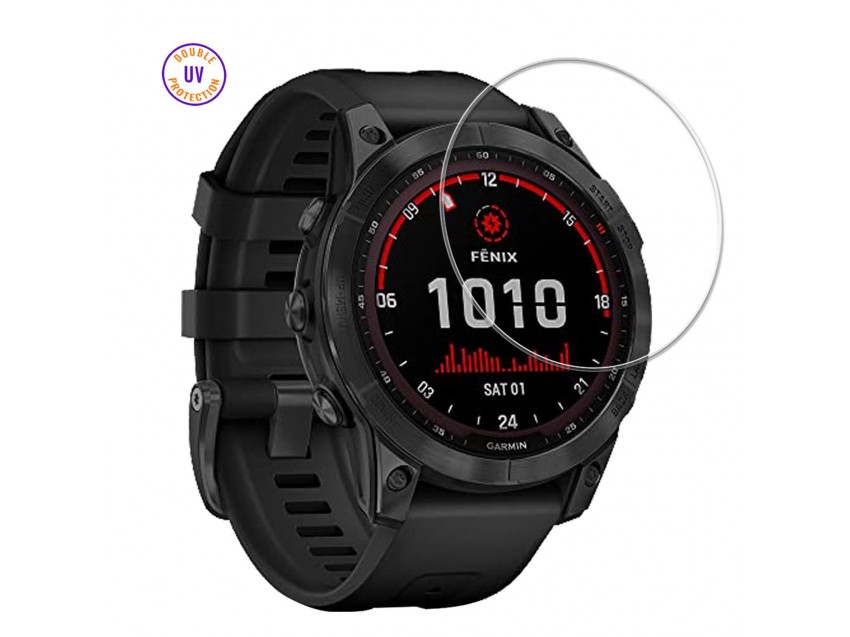 Protector GARMIN FENIX 7X 51mm Cristal Templado, Doble Protección UV