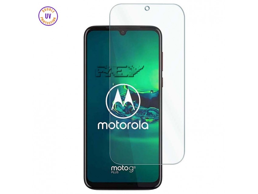 Protector Pantalla MOTOROLA MOTO G8 PLUS Cristal Templado, Doble Protección UV