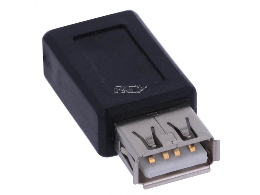 Adaptador Convertidor Micro USB Tipo B Hembra a USB Tipo A Hembra 480 Mbps