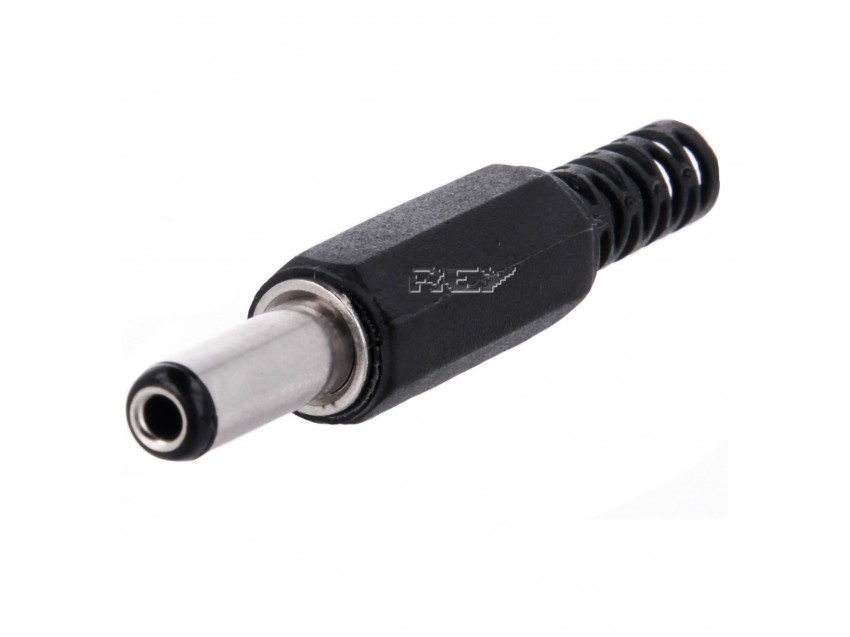 Clavija Alimentación DC Jack Macho 5,5 x 2,5 mm CCTV a Electrosoldable