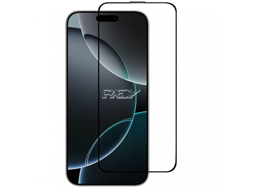 Protector Pantalla IPHONE 17 PRO MAX 6,9" Cristal Templado 3D Negro