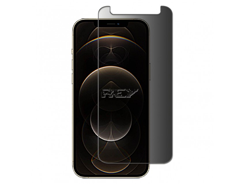 Protector Anti Espía Con Borde Negro IPHONE 12 6,1" Cristal Templado