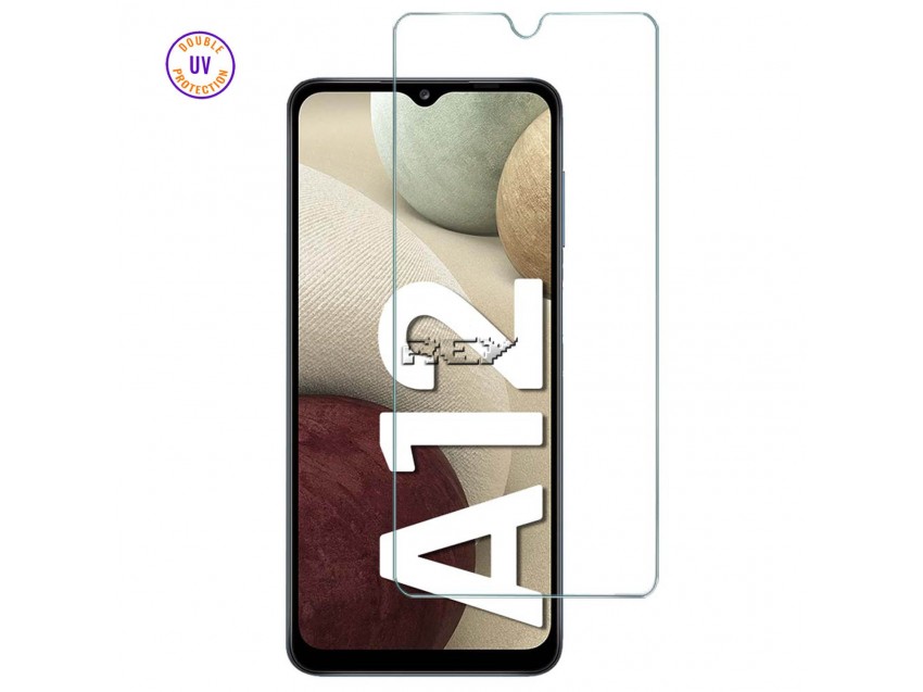 Protector Pantalla SAMSUNG GALAXY A12 Cristal Templado, Doble Protección UV