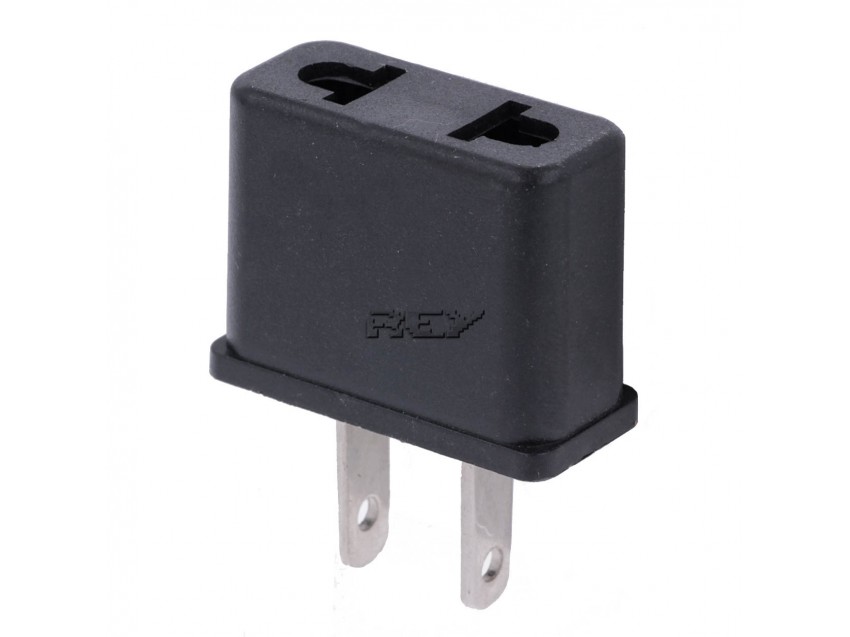 Adaptador Enchufe Redondo a Plano Clavija Americano Europeo Adapter