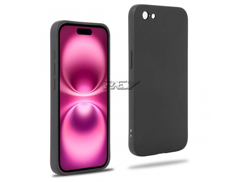Funda Negra IPHONE 16e Silicona