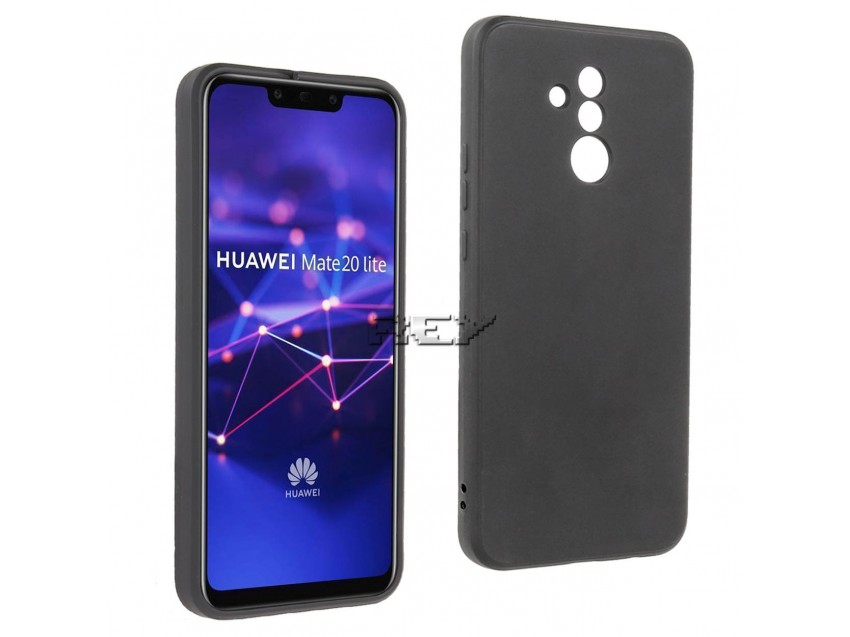Funda Negra HUAWEI MATE 20 LITE Silicona