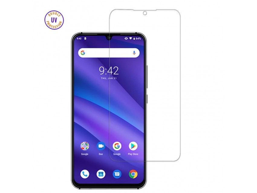 Protector Pantalla UMIDIGI A5 PRO Cristal Templado, Doble Protección UV