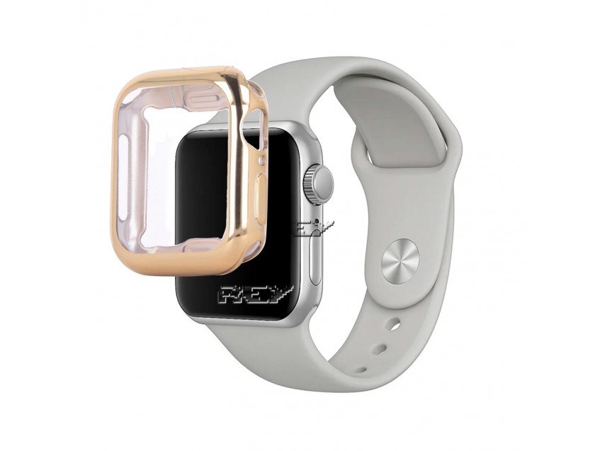 Funda APPLE WATCH SERIES 6 Silicona Color Dorado