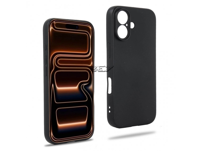 Funda Negra IPHONE 17 Silicona