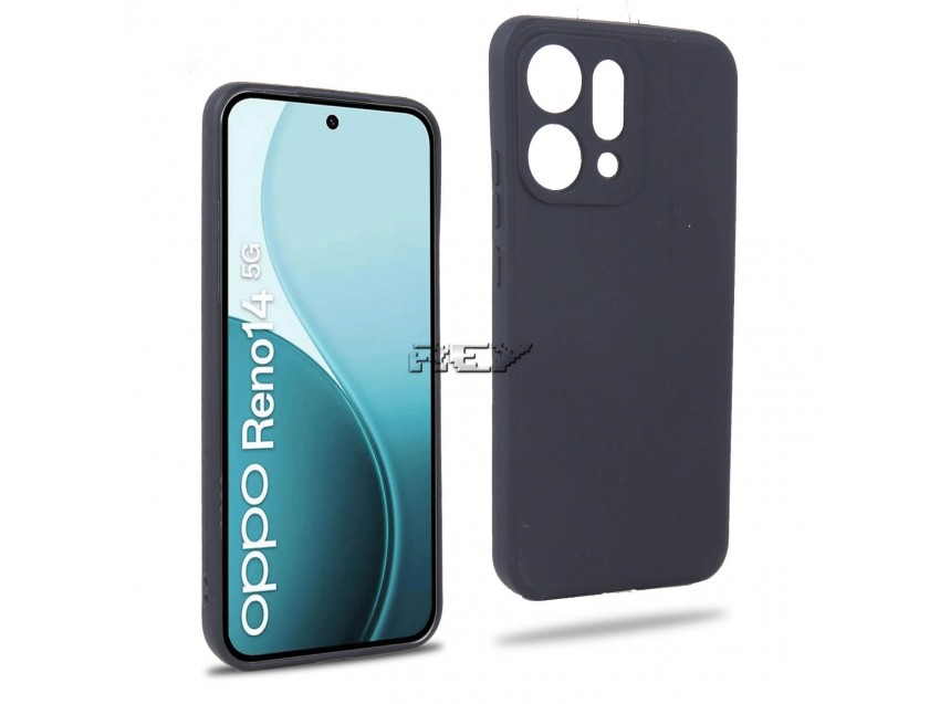 Funda Negra OPPO RENO14 5G Silicona