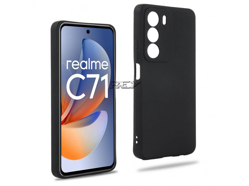 Funda Negra OPPO REALME C71 4G Silicona