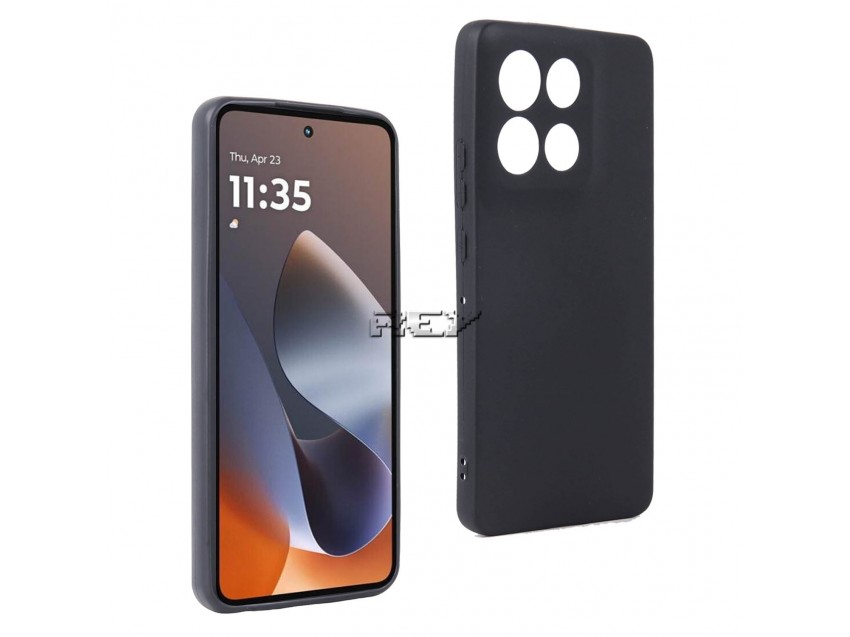 Funda Negra MOTOROLA MOTO G86 POWER Silicona