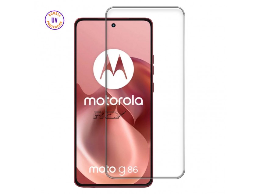Protector Pantalla MOTOROLA MOTO G86 Cristal Templado, Doble Protección UV