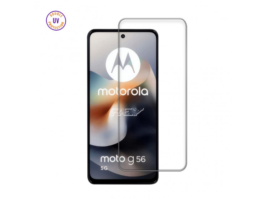 Protector Pantalla MOTOROLA MOTO G56 5G Cristal Templado, Doble Protección UV