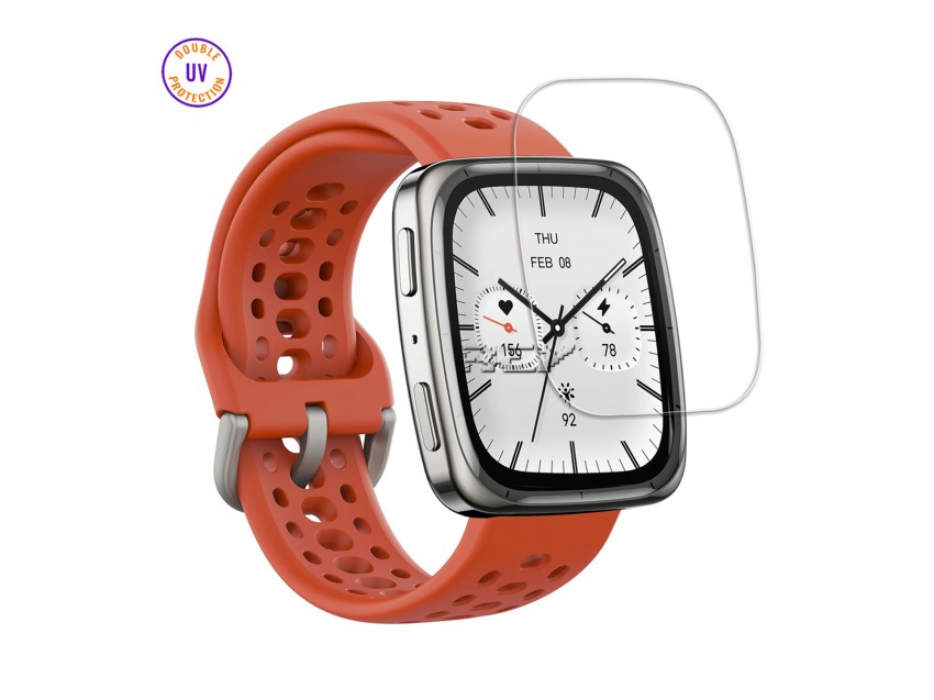 Protector AMAZFIT ACTIVE 2 SQUARE Cristal Templado, Doble Protección UV