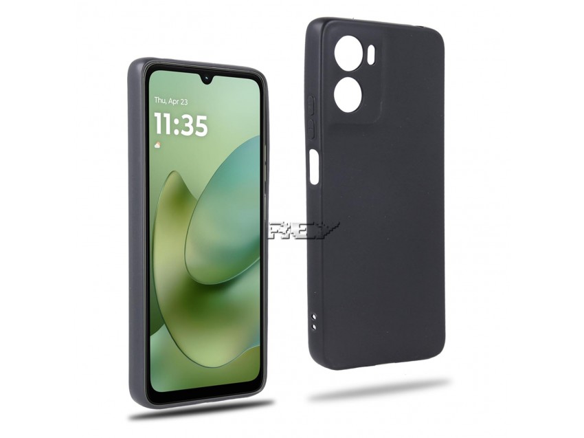Funda Negra MOTOROLA MOTO G06 POWER Silicona
