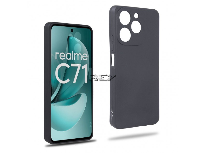 Funda Negra OPPO REALME NOTE 70T 4G Silicona