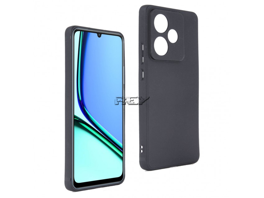 Funda Negra OPPO REALME GT 7 Silicona