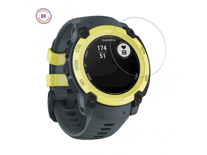 Protector GARMIN INSTINCT E 40MM Cristal Templado, Doble Protección UV