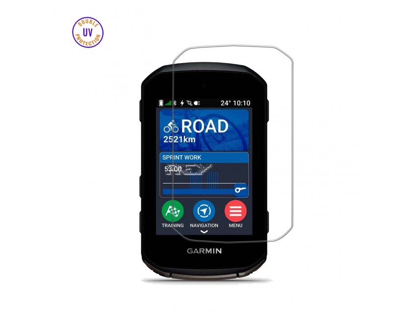 Protector Pantalla GARMIN EDGE 550 Cristal Templado, Doble Protección UV