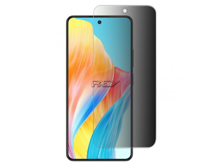 Protector Anti Espía Con Borde Negro OPPO A58 4G Cristal Templado
