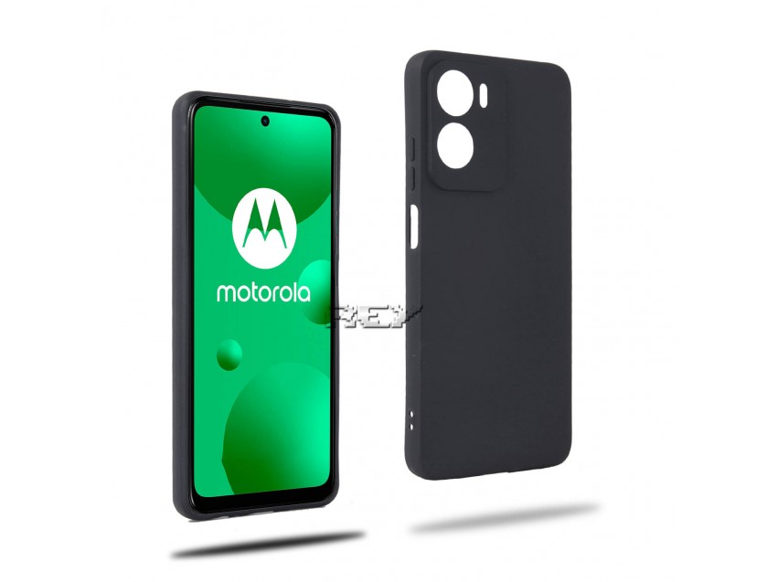 Funda Negra MOTOROLA MOTO E15 Silicona