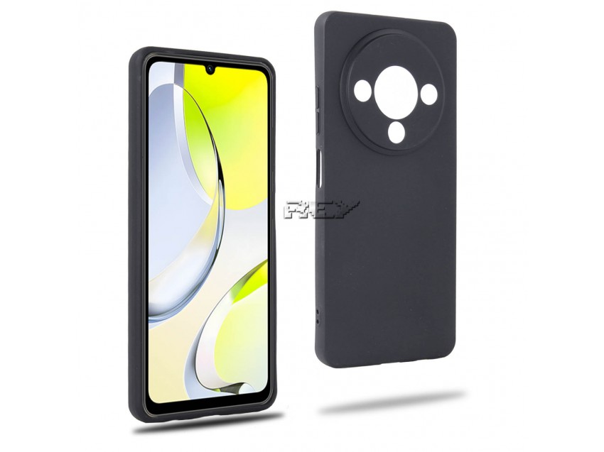 Funda Negra ZTE BLADE A76 5G Silicona