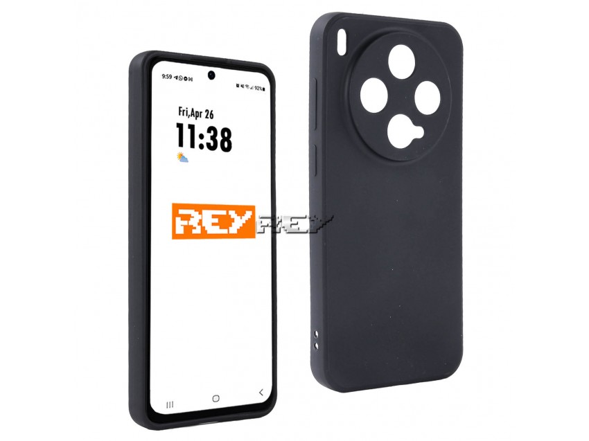 Funda Negra VIVO X300 Silicona