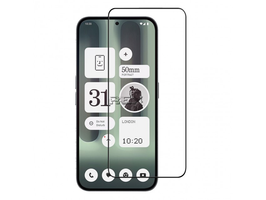 Protector Pantalla NOTHING PHONE 3A LITECristal Templado 3D Negro