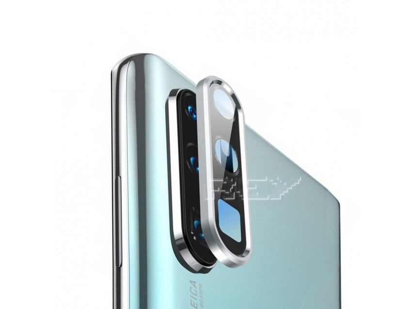 Protector Cámara HUAWEI P30 PRO Cristal Templado 3D Plateado