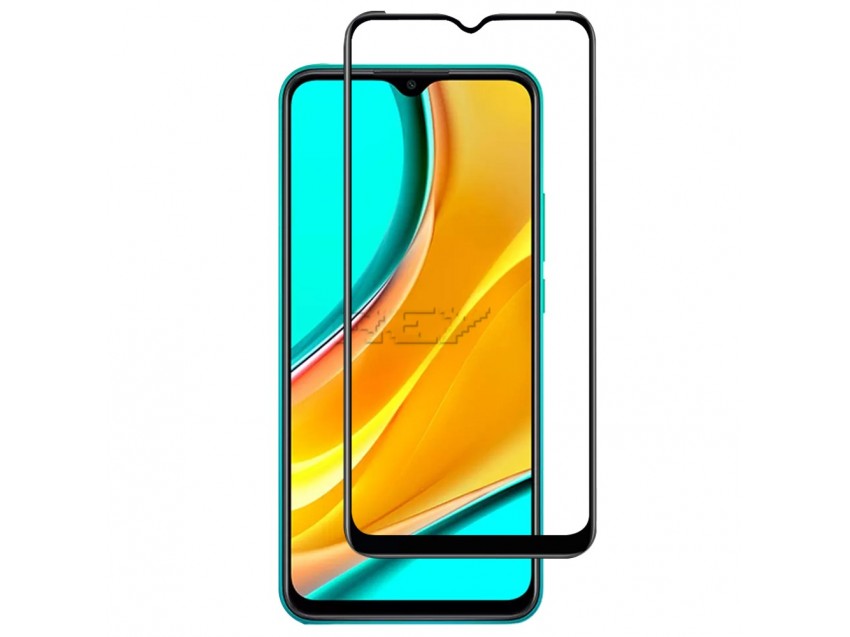 Protector Pantalla XIAOMI REDMI 9 POWER Cristal Templado 3D Negro