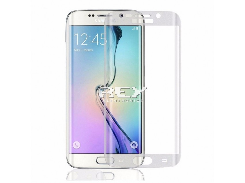 Protector Pantalla SAMSUNG GALAXY S7 EDGE Cristal Templado 3D Plata
