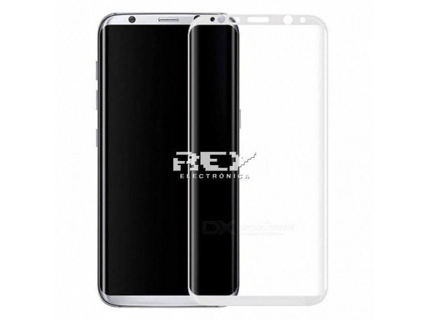 Protector Pantalla SAMSUNG GALAXY S8 PLUS Cristal Templado 3D Plata